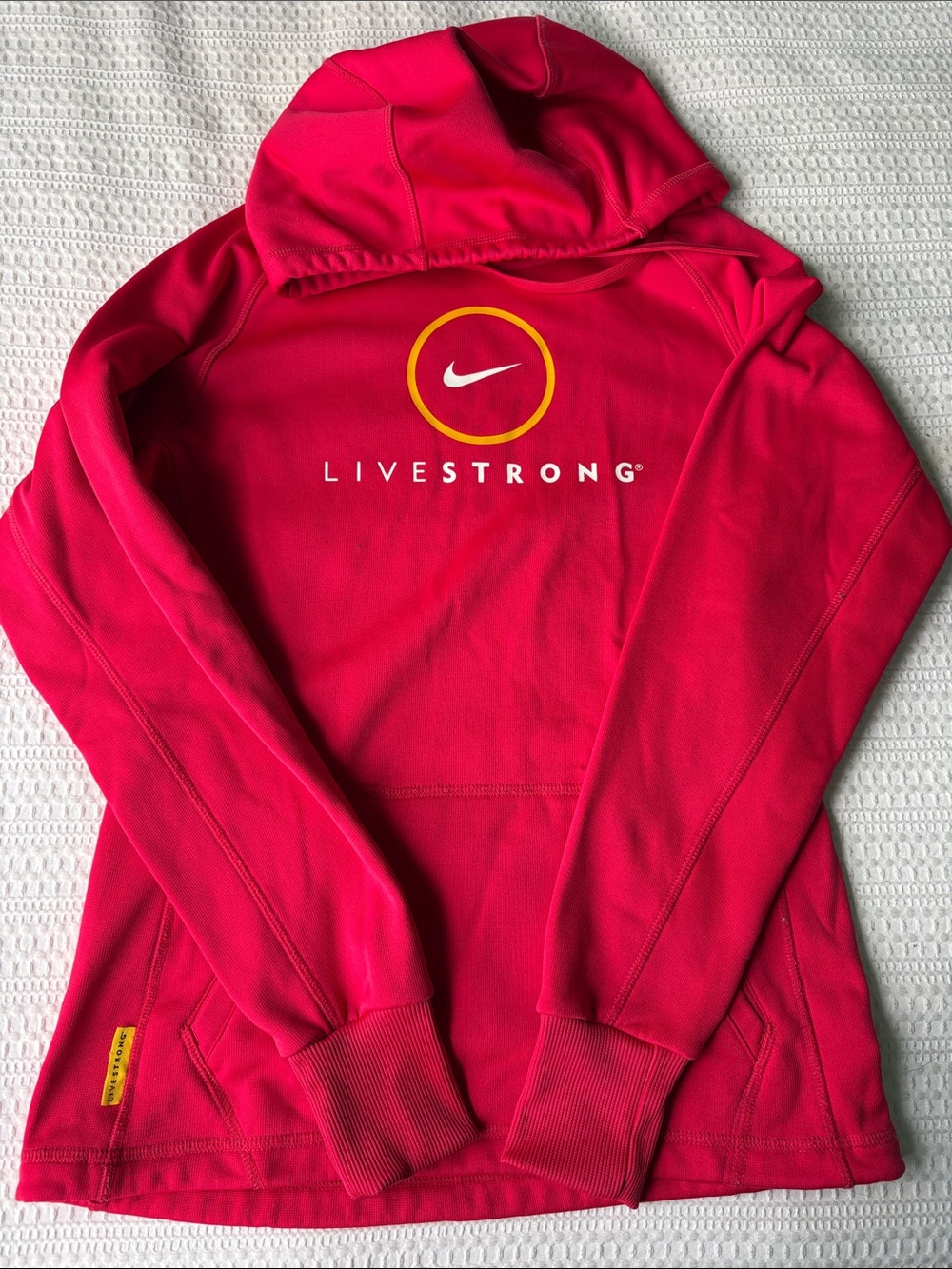 Nike Pink Livestrong Hooded Pullover